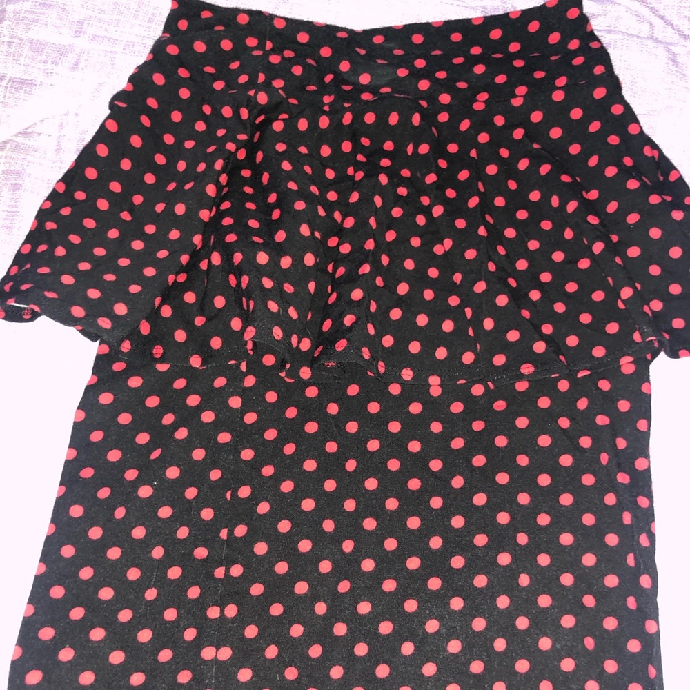 Mini pencil skirt